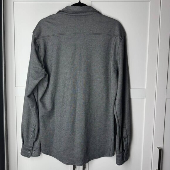 DKNY Men's Semi-Formal Button down collared Long Sleeve Top Gray Large - Picture 6 of 8